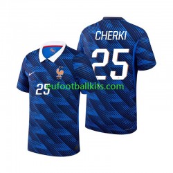 France Rayan Cherki 25 Home Football Shirts World Cup 2026 Men LS