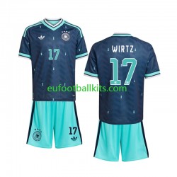 Germany Florian Wirtz 17 Away Football Shirts World Cup 2026 Kids LS