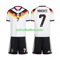 Germany Kai Havertz 7 Home Football Shirts World Cup 2026 Kids LS