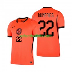 Netherlands Denzel Dumfries 22 Home Football Shirts World Cup 2026 Men LS