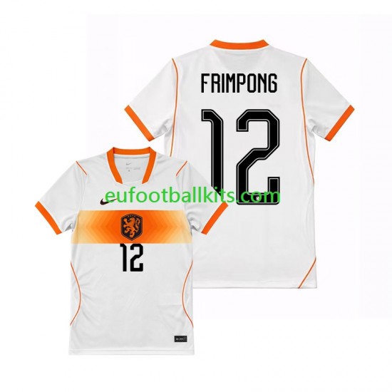 Netherlands Jeremie Frimpong 12 Away Football Shirts World Cup 2026 Men LS