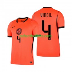 Netherlands Virgil van Dijk 4 Home Football Shirts World Cup 2026 Men LS