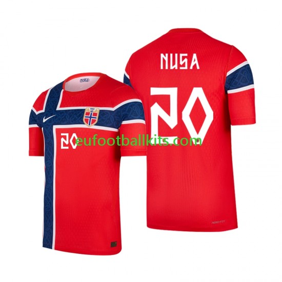 Norway Antonio Nusa  20 Home Football Shirts World Cup 2026 Men LS
