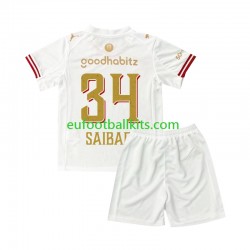 PSV Eindhoven Ismael Saibari 34 Efteling Fourth Football Shirts 2025-2026 Kids LS
