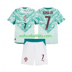 Portugal Cristiano Ronaldo 7 Away Football Shirts 2026 2027 Kids LS