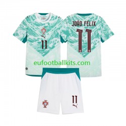 Portugal Joao Felix 11 Away Football Shirts 2026 2027 Kids LS