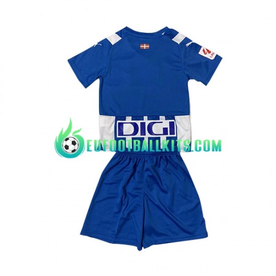 Deportivo Alaves Home Football Shirts 2023-2024 Kids LS