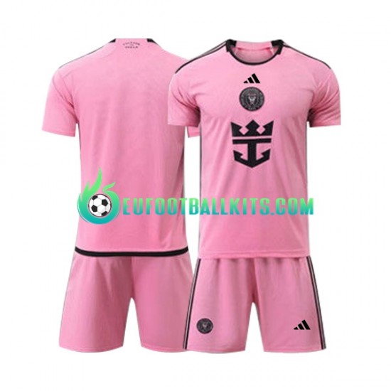 Inter Miami Home Football Shirts 2024 Kids LS