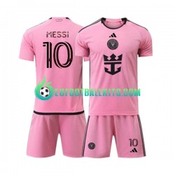 Inter Miami Lionel Messi 10 Home Football Shirts 2024 Kids LS