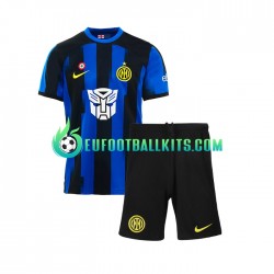 Inter Milan Transformers Home Football Shirts 2023-2024 Kids LS