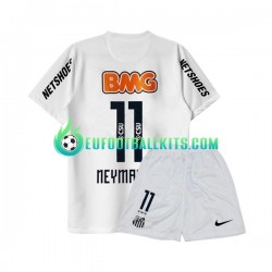 Santos Neymar JR 11 Retro Home Football Shirts 2011-2012 Kids LS
