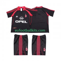 AC Milan Retro Third Football Shirts 2000 2001 Kids LS