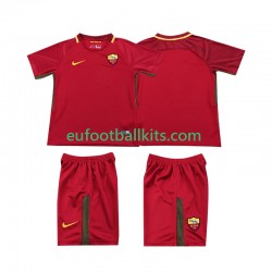 AS Roma Retro Home Football Shirts 2017-2018 Kids LS
