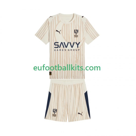 Al Hilal Away Football Shirts CWC 2025-2026 Kids LS