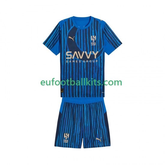 Al Hilal Home Football Shirts CWC 2025-2026 Kids LS
