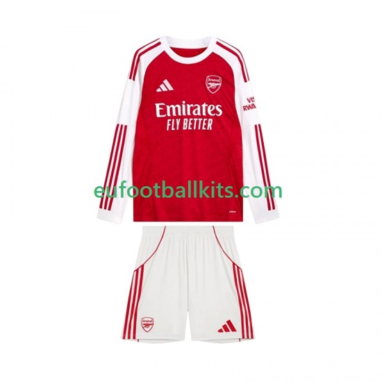 Arsenal Home Football Shirts 2025-2026 Kids SS