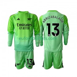 Arsenal Goalkeeper Kepa Arrizabalaga 13 Away Football Shirts 2025-2026 Kids SS