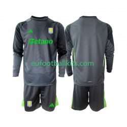 Aston Villa Goalkeeper Home Football Shirts 2025-2026 Kids SS