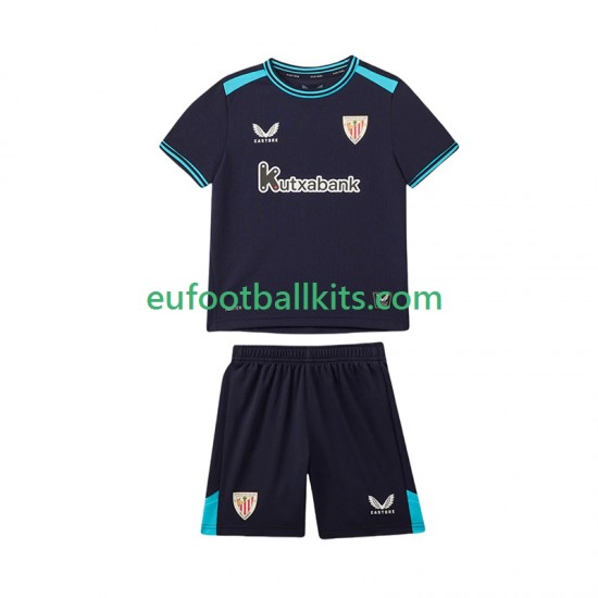 Athletic Bilbao Away Football Shirts 2025-2026 Kids LS