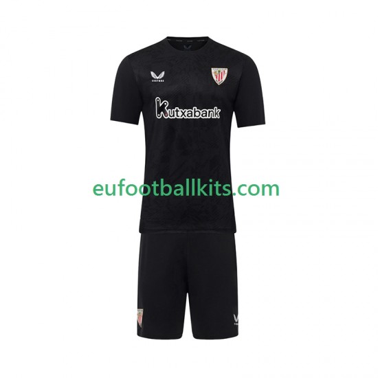 Athletic Bilbao Goalkeeper Home Football Shirts 2025-2026 Kids LS