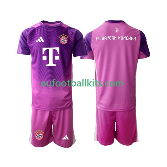 Bayern Munich Goalkeeper Fourth Football Shirts 2025-2026 Kids LS