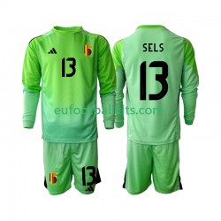 Belgium Goalkeeper Matz Sels 13 Home Football Shirts 2025 Kids SS