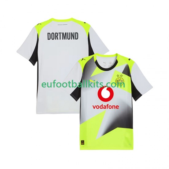 Borussia Dortmund Away Football Shirts 2025-2026 Men LS