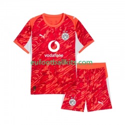 Borussia Dortmund Goalkeeper Away Football Shirts 2025-2026 Kids LS