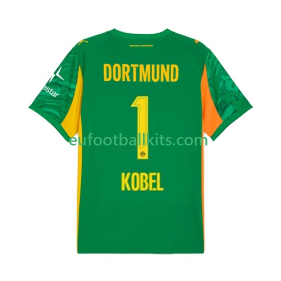 Borussia Dortmund Goalkeeper Gregor Kobel 1 Home Football Shirts 2025-2026 Men LS