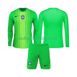 Brazil Goalkeeper Home Football Shirts 2026 Kids SS