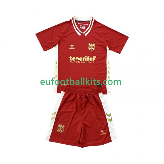 CD Tenerife Away Football Shirts 2025-2026 Kids LS