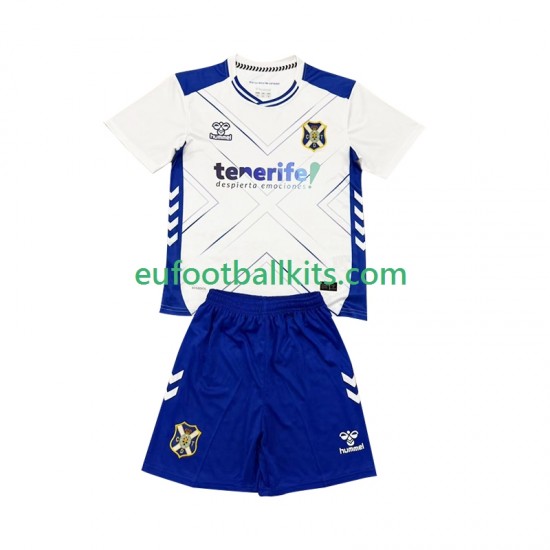 CD Tenerife Home Football Shirts 2025-2026 Kids LS
