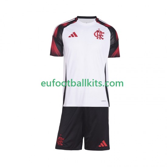 CR Flamengo Away Football Shirts 2025-2026 Kids LS