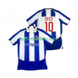 FC Porto DECO 10 Retro Home Football Shirts 2003 2004 Men LS