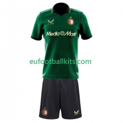Feyenoord Rotterdam Fourth Football Shirts 2025-2026 Kids LS