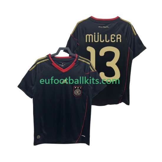 Germany MULLER 13 Retro Away Football Shirts 2010 Men LS