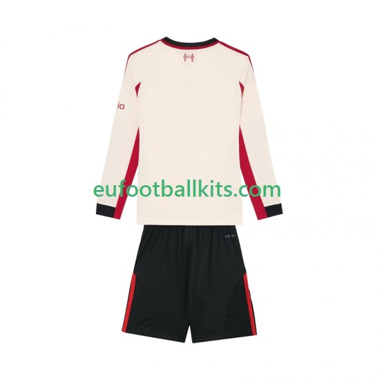 Liverpool Away Football Shirts 2025-2026 Kids SS