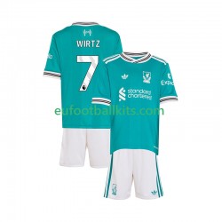Liverpool Florian Wirtz 7 Third Football Shirts 2025-2026 Kids LS