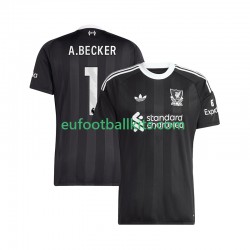 Liverpool Goalkeeper Alisson Becker 1 Fourth Football Shirts 2025-2026 Men LS