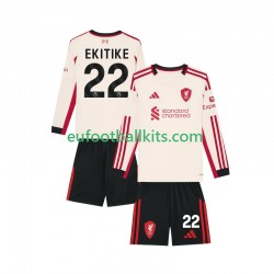 Liverpool Hugo Ekitike 22 Away Football Shirts 2025-2026 Kids SS