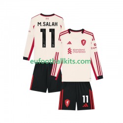 Liverpool Mohamed Salah 11 Away Football Shirts 2025-2026 Kids SS