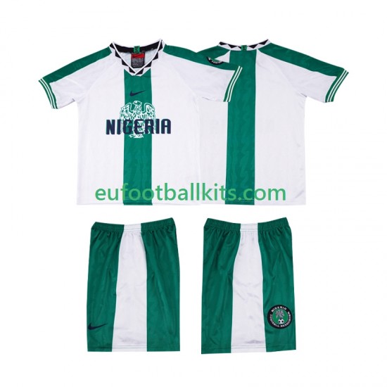 Nigeria Away Football Shirts Retro 1996 Kids LS