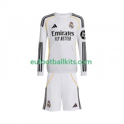 Real Madrid Home Football Shirts 2025-2026 Kids SS