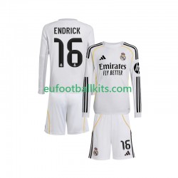 Real Madrid Endrick 16 Home Football Shirts 2025-2026 Kids SS