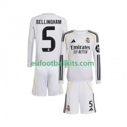 Real Madrid Jude Bellingham 5 Home Football Shirts 2025-2026 Kids SS