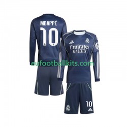 Real Madrid Kylian Mbappe 10 Away Football Shirts 2025-2026 Kids SS