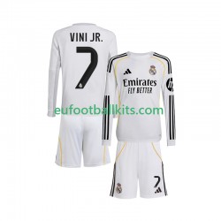 Real Madrid Vinicius Junior 7 Home Football Shirts 2025-2026 Kids SS