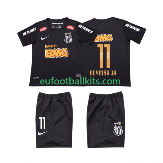 Santos NEYMAR JR 11 Retro Away Football Shirts Classic 2012 2013 Kids LS
