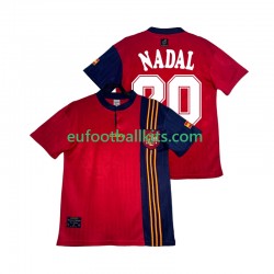 Spain NADAL 20 Retro Home Football Shirts 1996 Men LS