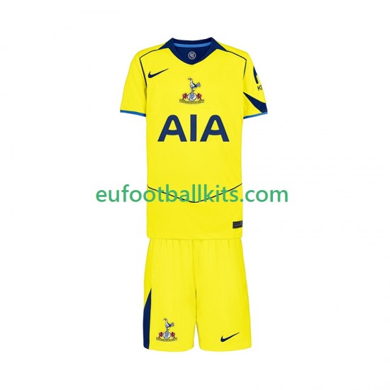 Tottenham Hotspur Third Football Shirts 2025-2026 Kids LS